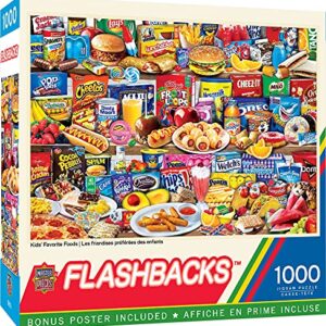 MasterPieces 1000 Piece Jigsaw Puzzle for Adults, Family, Or Kids - Kids Favorite Foods - 19.25"x26.75"